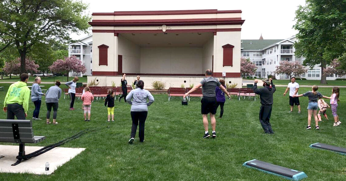 Action photo of workouts